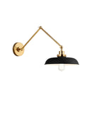 One Light Wall Sconce<br /><span style="color:#4AB0CE;">Entrega: 4-10 dias en USA</span><br /><span style="color:#4AB0CE;font-size:60%;">PREGUNTE POR ENTREGA EN PANAMA</span><br />Collection: Wellfleet<br />Finish: Midnight Black and Burnished Brass