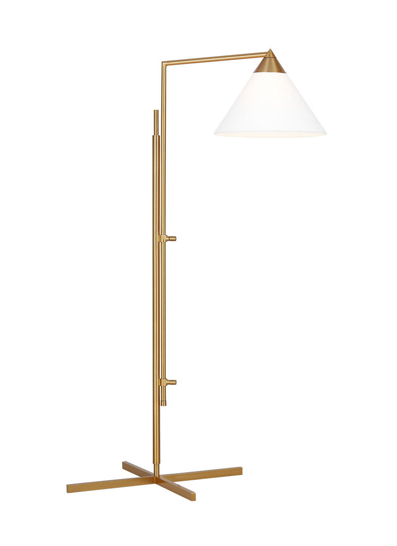 One Light Floor Lamp<br /><span style="color:#4AB0CE;">Entrega: 4-10 dias en USA</span><br /><span style="color:#4AB0CE;font-size:60%;">PREGUNTE POR ENTREGA EN PANAMA</span><br />Collection: Franklin<br />Finish: Burnished Brass