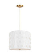 Three Light Pendant<br /><span style="color:#4AB0CE;">Entrega: 4-10 dias en USA</span><br /><span style="color:#4AB0CE;font-size:60%;">PREGUNTE POR ENTREGA EN PANAMA</span><br />Collection: Dottie<br />Finish: Burnished Brass