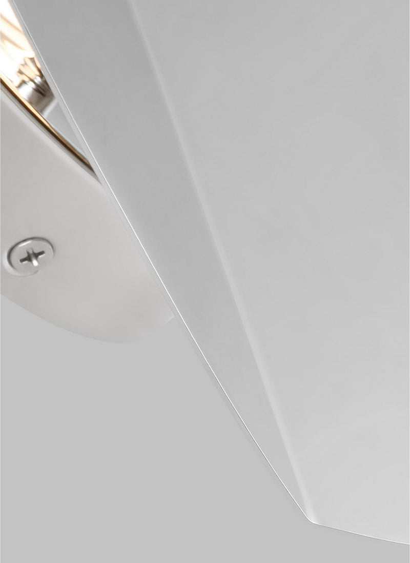 LED Wall Sconce<br /><span style="color:#4AB0CE;">Entrega: 4-10 dias en USA</span><br /><span style="color:#4AB0CE;font-size:60%;">PREGUNTE POR ENTREGA EN PANAMA</span><br />Collection: Dottie<br />Finish: Polished Nickel