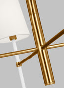 Four Light Chandelier<br /><span style="color:#4AB0CE;">Entrega: 4-10 dias en USA</span><br /><span style="color:#4AB0CE;font-size:60%;">PREGUNTE POR ENTREGA EN PANAMA</span><br />Collection: Monroe<br />Finish: Burnished Brass