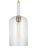 One Light Pendant<br /><span style="color:#4AB0CE;">Entrega: 4-10 dias en USA</span><br /><span style="color:#4AB0CE;font-size:60%;">PREGUNTE POR ENTREGA EN PANAMA</span><br />Collection: Monroe<br />Finish: Burnished Brass