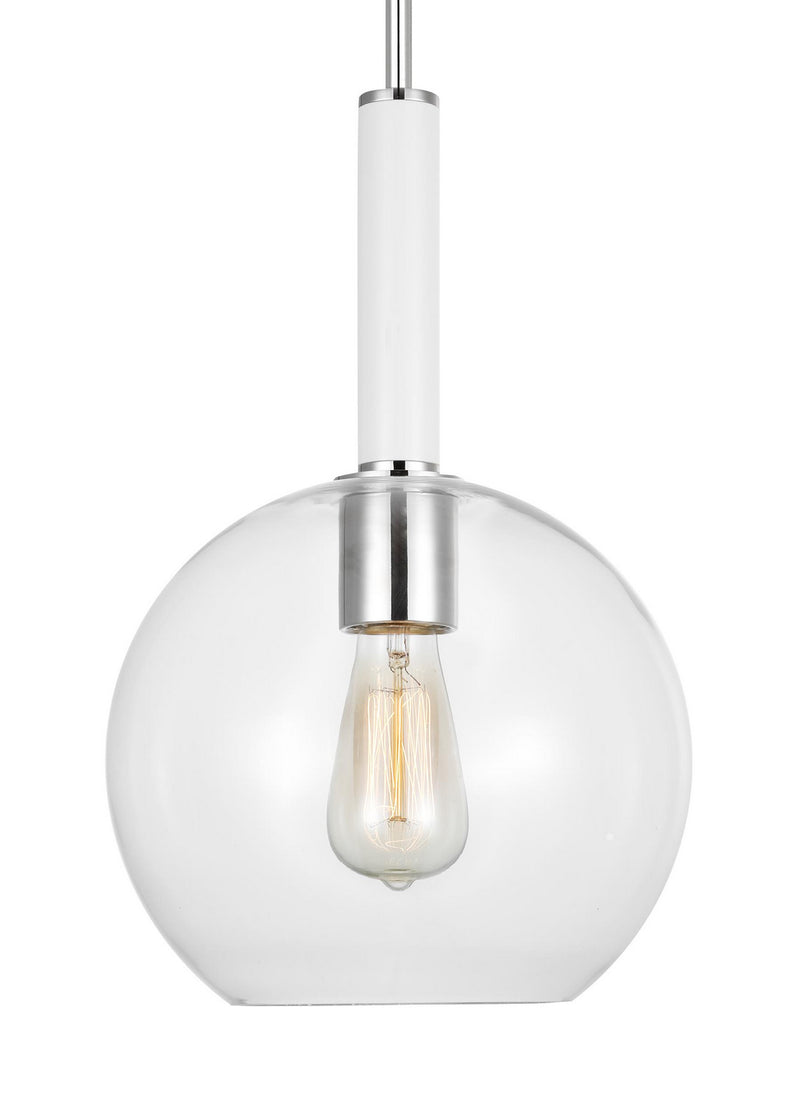 One Light Pendant<br /><span style="color:#4AB0CE;">Entrega: 4-10 dias en USA</span><br /><span style="color:#4AB0CE;font-size:60%;">PREGUNTE POR ENTREGA EN PANAMA</span><br />Collection: Monroe<br />Finish: Polished Nickel