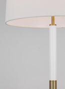 One Light Table Lamp<br /><span style="color:#4AB0CE;">Entrega: 4-10 dias en USA</span><br /><span style="color:#4AB0CE;font-size:60%;">PREGUNTE POR ENTREGA EN PANAMA</span><br />Collection: Monroe<br />Finish: Burnished Brass