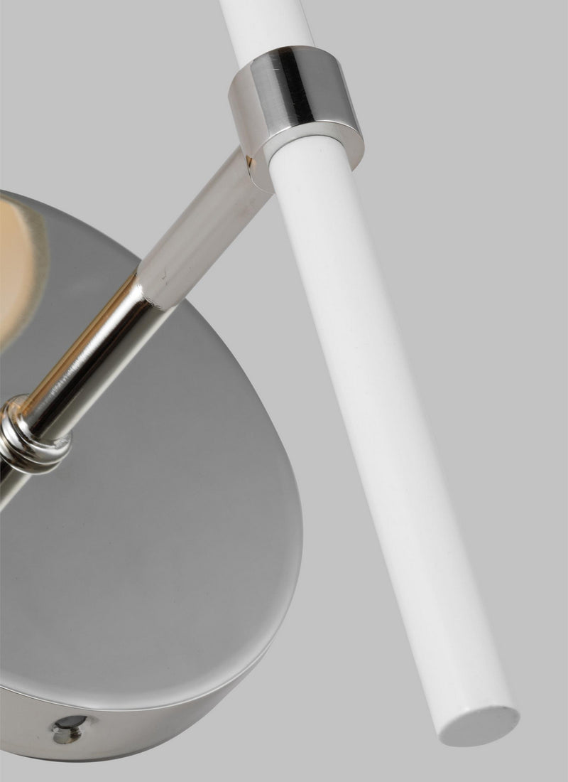 One Light Wall Sconce<br /><span style="color:#4AB0CE;">Entrega: 7-8 semanas en USA</span><br /><span style="color:#4AB0CE;font-size:60%;">PREGUNTE POR ENTREGA EN PANAMA</span><br />Collection: Monroe<br />Finish: Polished Nickel