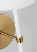 One Light Wall Sconce<br /><span style="color:#4AB0CE;">Entrega: 4-10 dias en USA</span><br /><span style="color:#4AB0CE;font-size:60%;">PREGUNTE POR ENTREGA EN PANAMA</span><br />Collection: Monroe<br />Finish: Burnished Brass