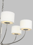 Six Light Chandelier<br /><span style="color:#4AB0CE;">Entrega: 15-16 semanas en USA</span><br /><span style="color:#4AB0CE;font-size:60%;">PREGUNTE POR ENTREGA EN PANAMA</span><br />Collection: Sawyer<br />Finish: Polished Nickel