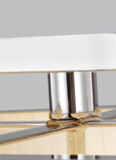 Visual Comfort Studio - LF1044PN - Four Light Flush Mount - Esther - Polished Nickel