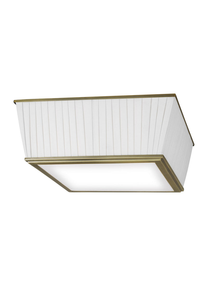 Four Light Flush Mount<br /><span style="color:#4AB0CE;">Entrega: 4-10 dias en USA</span><br /><span style="color:#4AB0CE;font-size:60%;">PREGUNTE POR ENTREGA EN PANAMA</span><br />Collection: Esther<br />Finish: Time Worn Brass