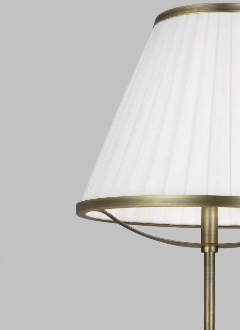 Visual Comfort Studio - LT1141TWB1 - One Light Floor Lamp - Esther - Time Worn Brass