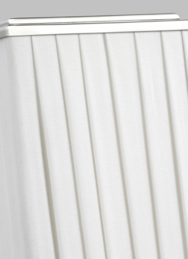 One Light Wall Sconce<br /><span style="color:#4AB0CE;">Entrega: 4-10 dias en USA</span><br /><span style="color:#4AB0CE;font-size:60%;">PREGUNTE POR ENTREGA EN PANAMA</span><br />Collection: Esther<br />Finish: Polished Nickel