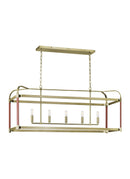 Five Light Chandelier<br /><span style="color:#4AB0CE;">Entrega: 4-10 dias en USA</span><br /><span style="color:#4AB0CE;font-size:60%;">PREGUNTE POR ENTREGA EN PANAMA</span><br />Collection: Hadley<br />Finish: Time Worn Brass