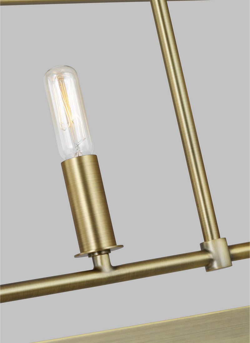 Five Light Chandelier<br /><span style="color:#4AB0CE;">Entrega: 4-10 dias en USA</span><br /><span style="color:#4AB0CE;font-size:60%;">PREGUNTE POR ENTREGA EN PANAMA</span><br />Collection: Hadley<br />Finish: Time Worn Brass