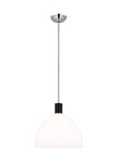 One Light Pendant<br /><span style="color:#4AB0CE;">Entrega: 4-10 dias en USA</span><br /><span style="color:#4AB0CE;font-size:60%;">PREGUNTE POR ENTREGA EN PANAMA</span><br />Collection: Hadley<br />Finish: Polished Nickel