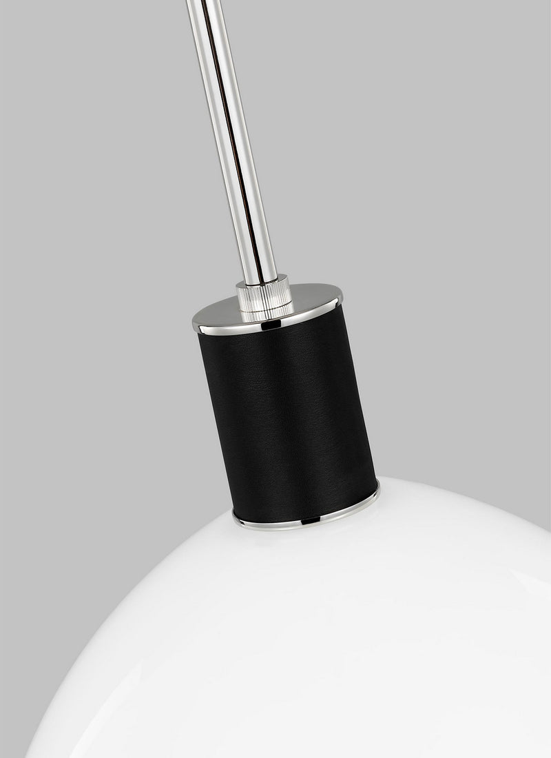 One Light Pendant<br /><span style="color:#4AB0CE;">Entrega: 4-10 dias en USA</span><br /><span style="color:#4AB0CE;font-size:60%;">PREGUNTE POR ENTREGA EN PANAMA</span><br />Collection: Hadley<br />Finish: Polished Nickel