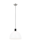 One Light Pendant<br /><span style="color:#4AB0CE;">Entrega: 4-10 dias en USA</span><br /><span style="color:#4AB0CE;font-size:60%;">PREGUNTE POR ENTREGA EN PANAMA</span><br />Collection: Hadley<br />Finish: Polished Nickel