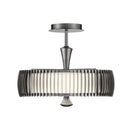 LED Semi-Flush Mount<br /><span style="color:#4AB0CE;">Entrega: 4-10 dias en USA</span><br /><span style="color:#4AB0CE;font-size:60%;">PREGUNTE POR ENTREGA EN PANAMA</span><br />Collection: Night Moves<br />Finish: Pewter