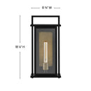Hinkley - 24024BK - LED Wall Mount - Langston - Black