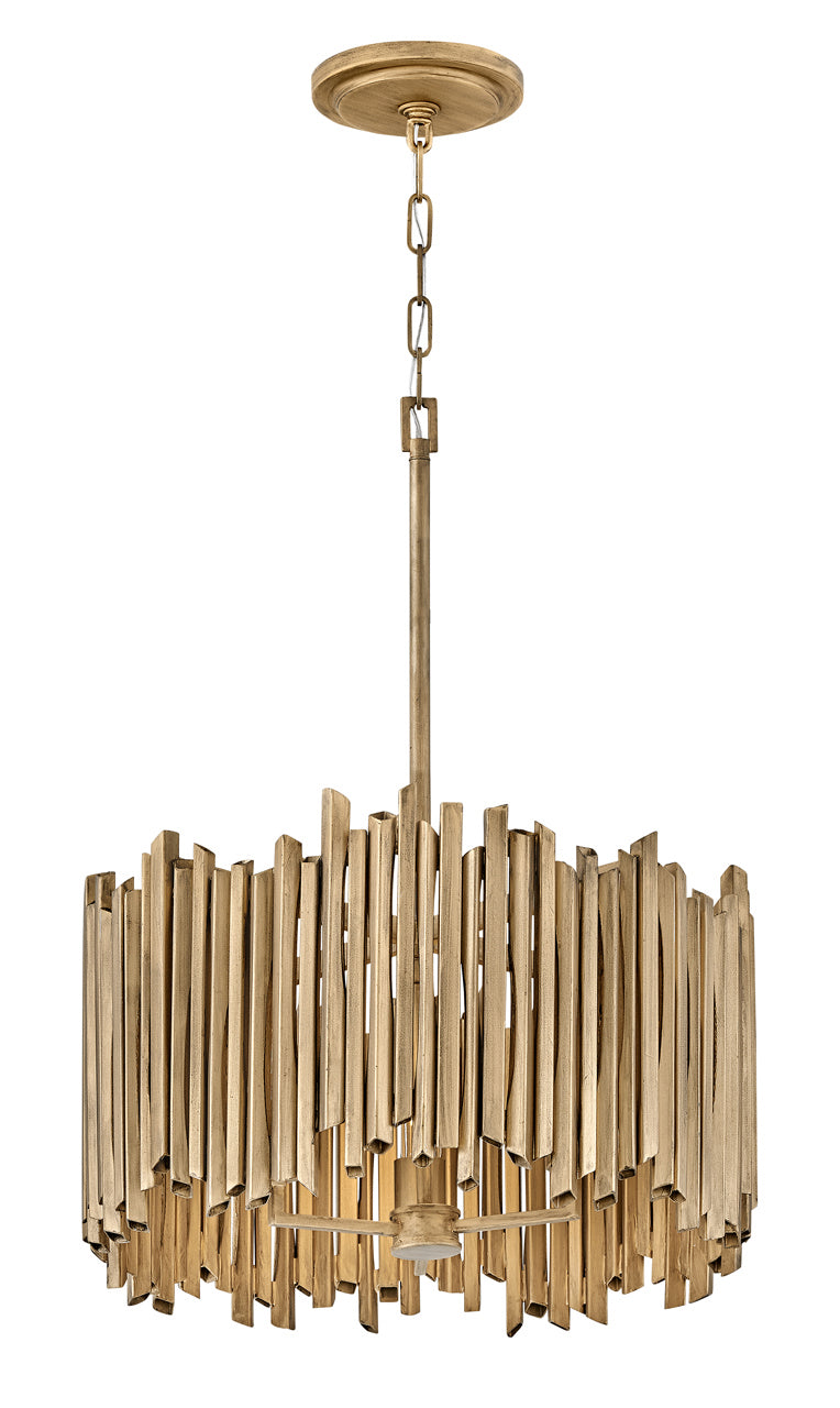 LED Pendant<br /><span style="color:#4AB0CE;">Entrega: 4-10 dias en USA</span><br /><span style="color:#4AB0CE;font-size:60%;">PREGUNTE POR ENTREGA EN PANAMA</span><br />Collection: Roca<br />Finish: Burnished Gold