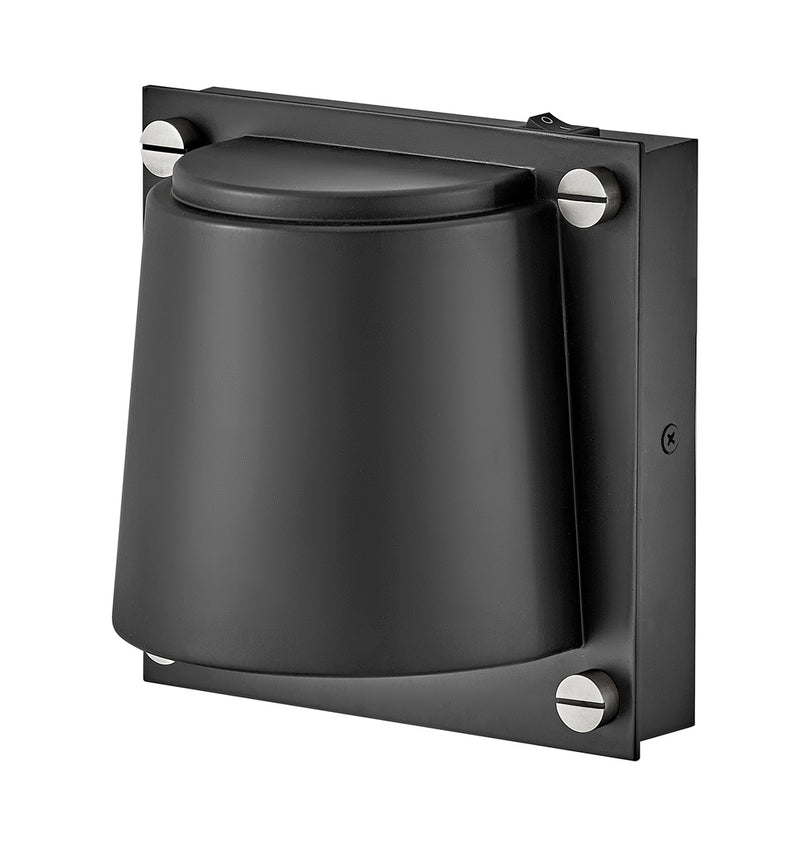 LED Wall Sconce<br /><span style="color:#4AB0CE;">Entrega: 4-10 dias en USA</span><br /><span style="color:#4AB0CE;font-size:60%;">PREGUNTE POR ENTREGA EN PANAMA</span><br />Collection: Scout<br />Finish: Black