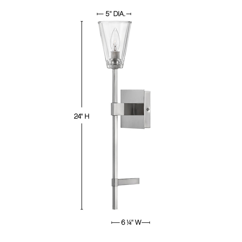 Hinkley - 50640PN - LED Vanity - Auden - Polished Nickel