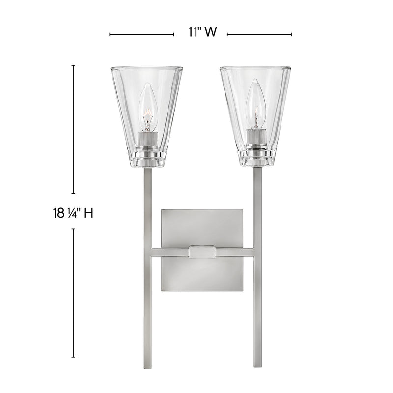 Hinkley - 50642PN - LED Vanity - Auden - Polished Nickel