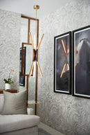 LED Pendant<br /><span style="color:#4AB0CE;">Entrega: 4-10 dias en USA</span><br /><span style="color:#4AB0CE;font-size:60%;">PREGUNTE POR ENTREGA EN PANAMA</span><br />Collection: Rae<br />Finish: Lacquered Brass