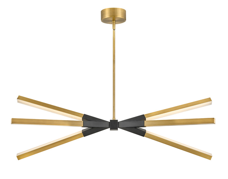 LED Linear Pendant<br /><span style="color:#4AB0CE;">Entrega: 4-10 dias en USA</span><br /><span style="color:#4AB0CE;font-size:60%;">PREGUNTE POR ENTREGA EN PANAMA</span><br />Collection: Rae<br />Finish: Lacquered Brass