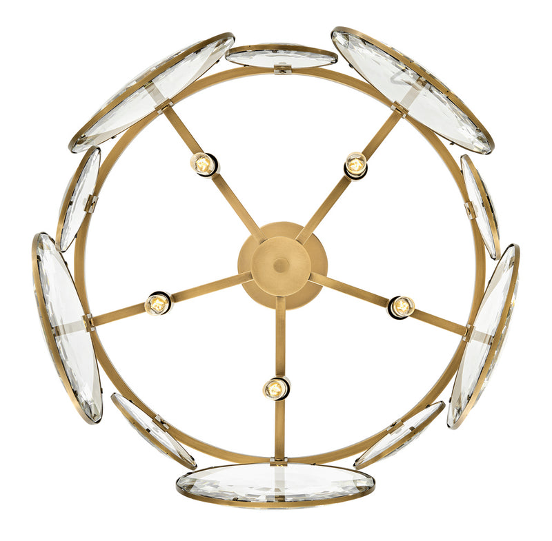 LED Pendant<br /><span style="color:#4AB0CE;">Entrega: 4-10 dias en USA</span><br /><span style="color:#4AB0CE;font-size:60%;">PREGUNTE POR ENTREGA EN PANAMA</span><br />Collection: Nala<br />Finish: Heritage Brass
