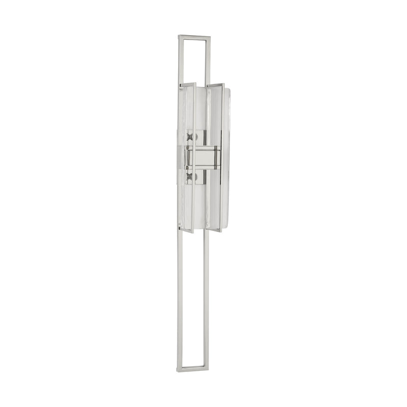 LED Wall Sconce<br /><span style="color:#4AB0CE;">Entrega: 2-3 semanas en USA</span><br /><span style="color:#4AB0CE;font-size:60%;">PREGUNTE POR ENTREGA EN PANAMA</span><br />Collection: Duelle<br />Finish: Polished Nickel