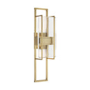 LED Wall Sconce<br /><span style="color:#4AB0CE;">Entrega: 4-10 dias en USA</span><br /><span style="color:#4AB0CE;font-size:60%;">PREGUNTE POR ENTREGA EN PANAMA</span><br />Collection: Duelle<br />Finish: Natural Brass