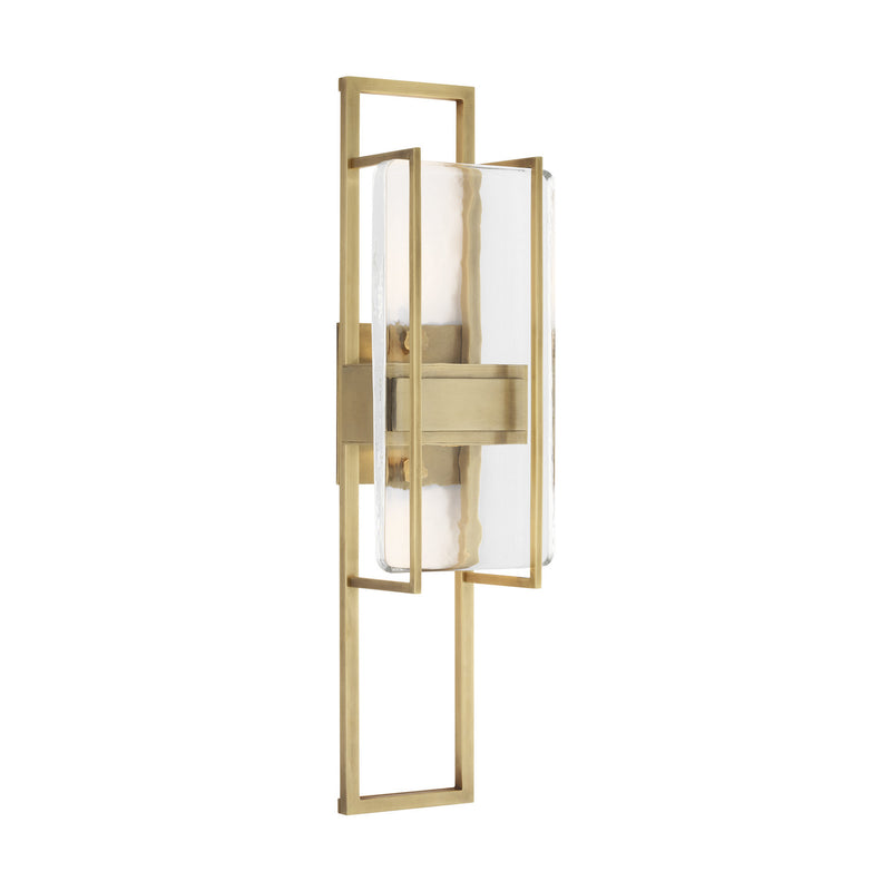 LED Wall Sconce<br /><span style="color:#4AB0CE;">Entrega: 1-2 semanas en USA</span><br /><span style="color:#4AB0CE;font-size:60%;">PREGUNTE POR ENTREGA EN PANAMA</span><br />Collection: Duelle<br />Finish: Natural Brass