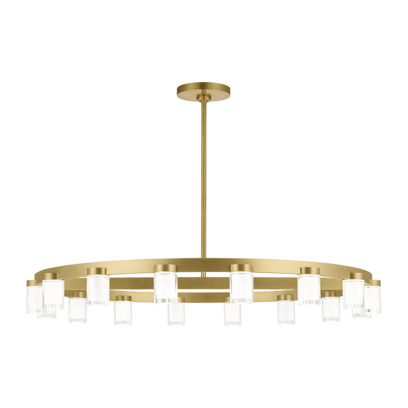 LED Chandelier<br /><span style="color:#4AB0CE;">Entrega: 4-10 dias en USA</span><br /><span style="color:#4AB0CE;font-size:60%;">PREGUNTE POR ENTREGA EN PANAMA</span><br />Collection: Esfera<br />Finish: Natural Brass