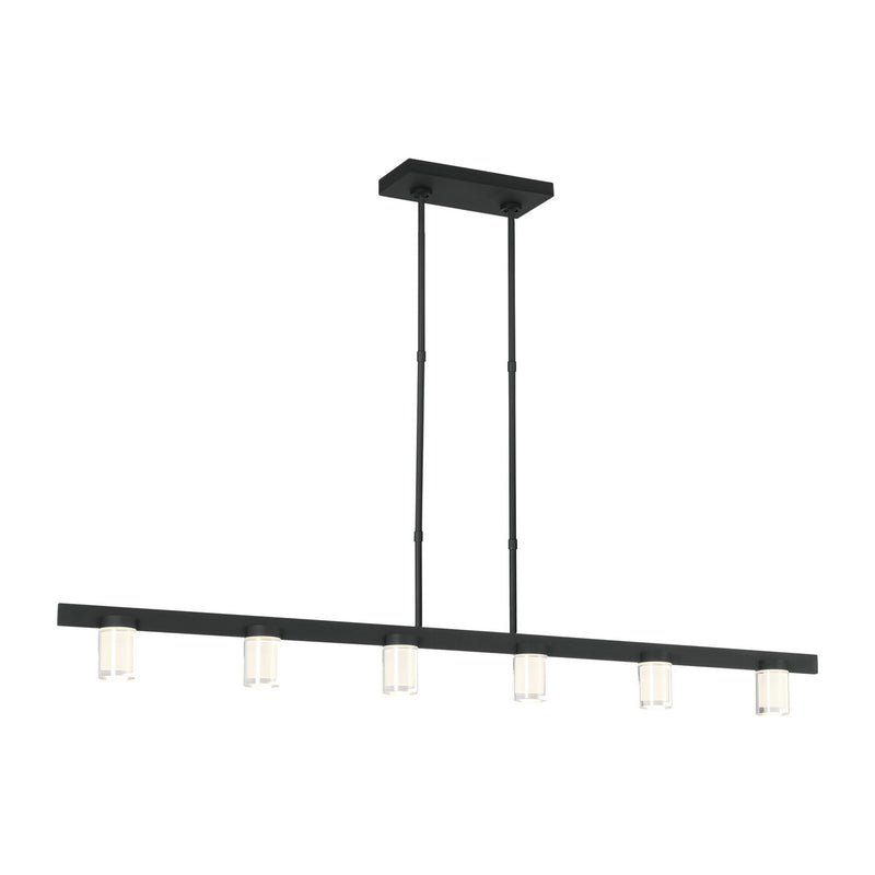 LED Linear Suspension<br /><span style="color:#4AB0CE;">Entrega: 4-10 dias en USA</span><br /><span style="color:#4AB0CE;font-size:60%;">PREGUNTE POR ENTREGA EN PANAMA</span><br />Collection: Esfera<br />Finish: Nightshade Black