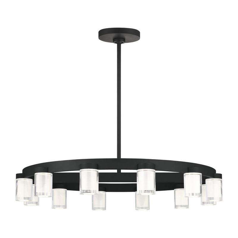 LED Chandelier<br /><span style="color:#4AB0CE;">Entrega: 4-10 dias en USA</span><br /><span style="color:#4AB0CE;font-size:60%;">PREGUNTE POR ENTREGA EN PANAMA</span><br />Collection: Esfera<br />Finish: Nightshade Black