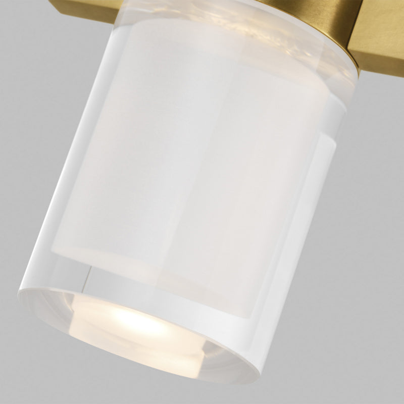 Visual Comfort Modern - 700TDESF5NB-LED927-277 - LED Pendant - Esfera - Natural Brass