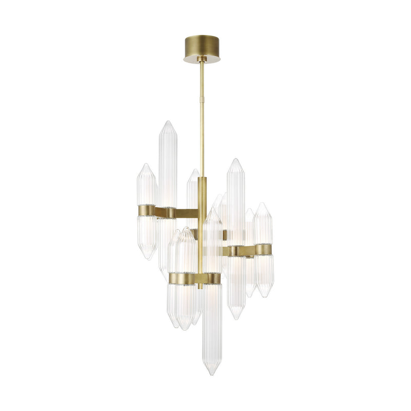 LED Chandelier<br /><span style="color:#4AB0CE;">Entrega: 4-10 dias en USA</span><br /><span style="color:#4AB0CE;font-size:60%;">PREGUNTE POR ENTREGA EN PANAMA</span><br />Collection: Langston<br />Finish: Plated Brass