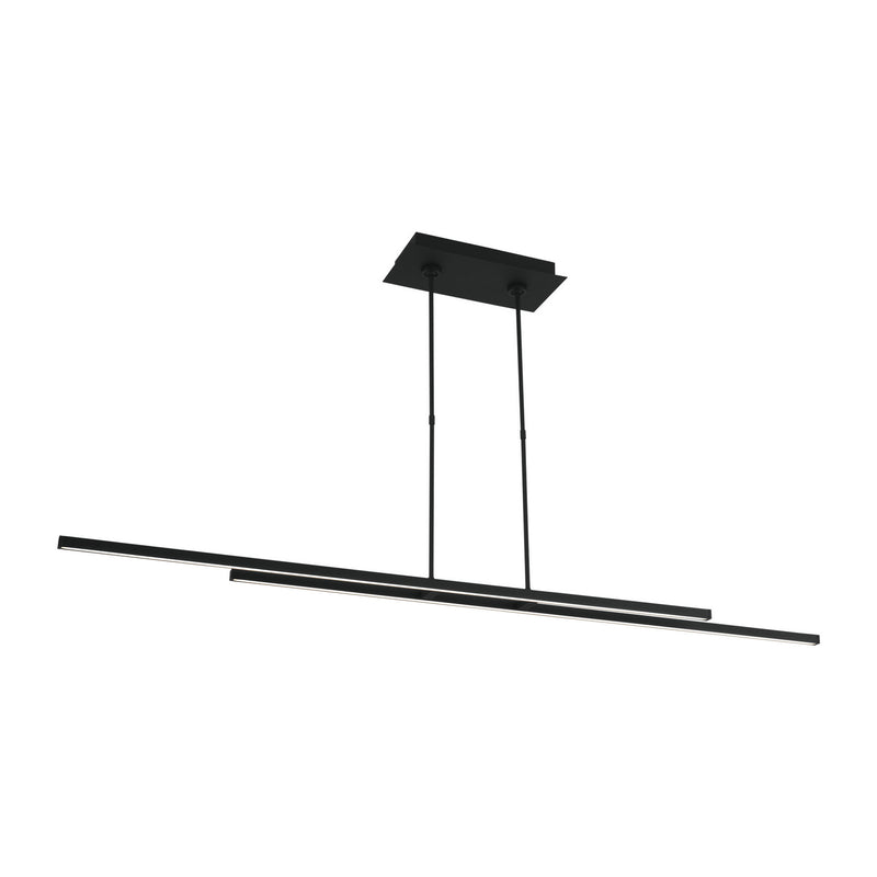 LED Linear Suspension<br /><span style="color:#4AB0CE;">Entrega: 4-10 dias en USA</span><br /><span style="color:#4AB0CE;font-size:60%;">PREGUNTE POR ENTREGA EN PANAMA</span><br />Collection: Stagger<br />Finish: Nightshade Black