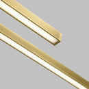 Visual Comfort Modern - 700LSSTG260NB-LED927 - LED Linear Suspension - Stagger - Natural Brass