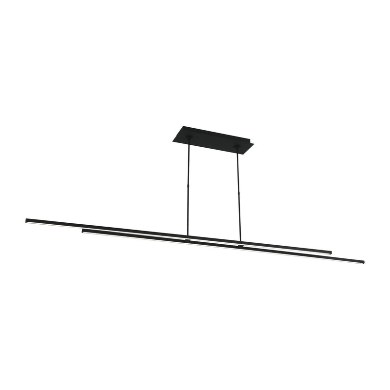 LED Linear Suspension<br /><span style="color:#4AB0CE;">Entrega: 4-10 dias en USA</span><br /><span style="color:#4AB0CE;font-size:60%;">PREGUNTE POR ENTREGA EN PANAMA</span><br />Collection: Stagger<br />Finish: Nightshade Black