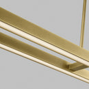 Visual Comfort Modern - 700LSSTG284NB-LED927 - LED Linear Suspension - Stagger - Natural Brass