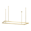 LED Linear Suspension<br /><span style="color:#4AB0CE;">Entrega: 4-10 dias en USA</span><br /><span style="color:#4AB0CE;font-size:60%;">PREGUNTE POR ENTREGA EN PANAMA</span><br />Collection: Stagger<br />Finish: Natural Brass
