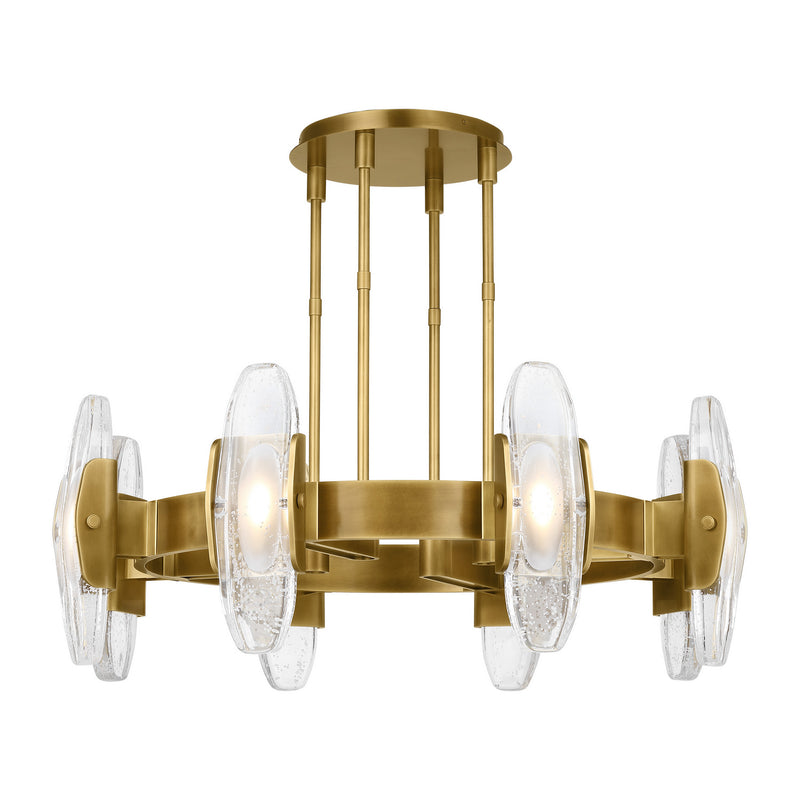 LED Chandelier<br /><span style="color:#4AB0CE;">Entrega: 4-10 dias en USA</span><br /><span style="color:#4AB0CE;font-size:60%;">PREGUNTE POR ENTREGA EN PANAMA</span><br />Collection: Wythe<br />Finish: Plated Brass