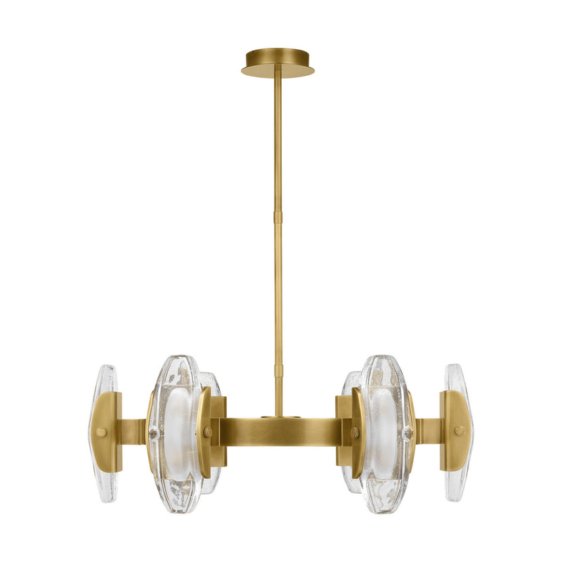 LED Chandelier<br /><span style="color:#4AB0CE;">Entrega: 4-10 dias en USA</span><br /><span style="color:#4AB0CE;font-size:60%;">PREGUNTE POR ENTREGA EN PANAMA</span><br />Collection: Wythe<br />Finish: Plated Brass