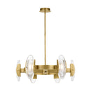 LED Chandelier<br /><span style="color:#4AB0CE;">Entrega: 4-10 dias en USA</span><br /><span style="color:#4AB0CE;font-size:60%;">PREGUNTE POR ENTREGA EN PANAMA</span><br />Collection: Wythe<br />Finish: Plated Brass