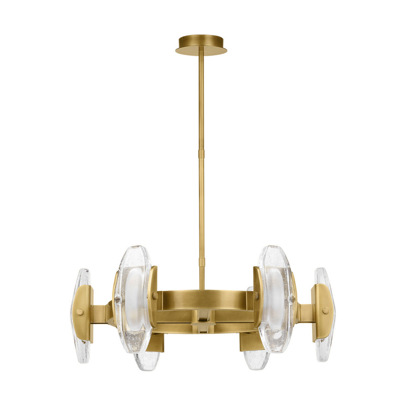 LED Chandelier<br /><span style="color:#4AB0CE;">Entrega: 4-10 dias en USA</span><br /><span style="color:#4AB0CE;font-size:60%;">PREGUNTE POR ENTREGA EN PANAMA</span><br />Collection: Wythe<br />Finish: Plated Brass