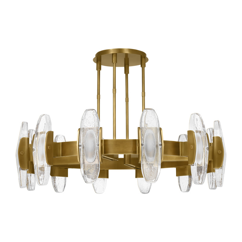 LED Chandelier<br /><span style="color:#4AB0CE;">Entrega: 4-10 dias en USA</span><br /><span style="color:#4AB0CE;font-size:60%;">PREGUNTE POR ENTREGA EN PANAMA</span><br />Collection: Wythe<br />Finish: Plated Brass