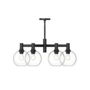 Six Light Chandelier<br /><span style="color:#4AB0CE;">Entrega: 4-10 dias en USA</span><br /><span style="color:#4AB0CE;font-size:60%;">PREGUNTE POR ENTREGA EN PANAMA</span><br />Collection: Castilla<br />Finish: Clear Glass/Matte Black