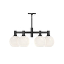 Alora - CH506230MBOP - Six Light Chandelier - Castilla - Matte Black/Opal Matte Glass