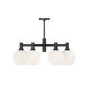 Alora - CH506230MBOP - Six Light Chandelier - Castilla - Matte Black/Opal Matte Glass